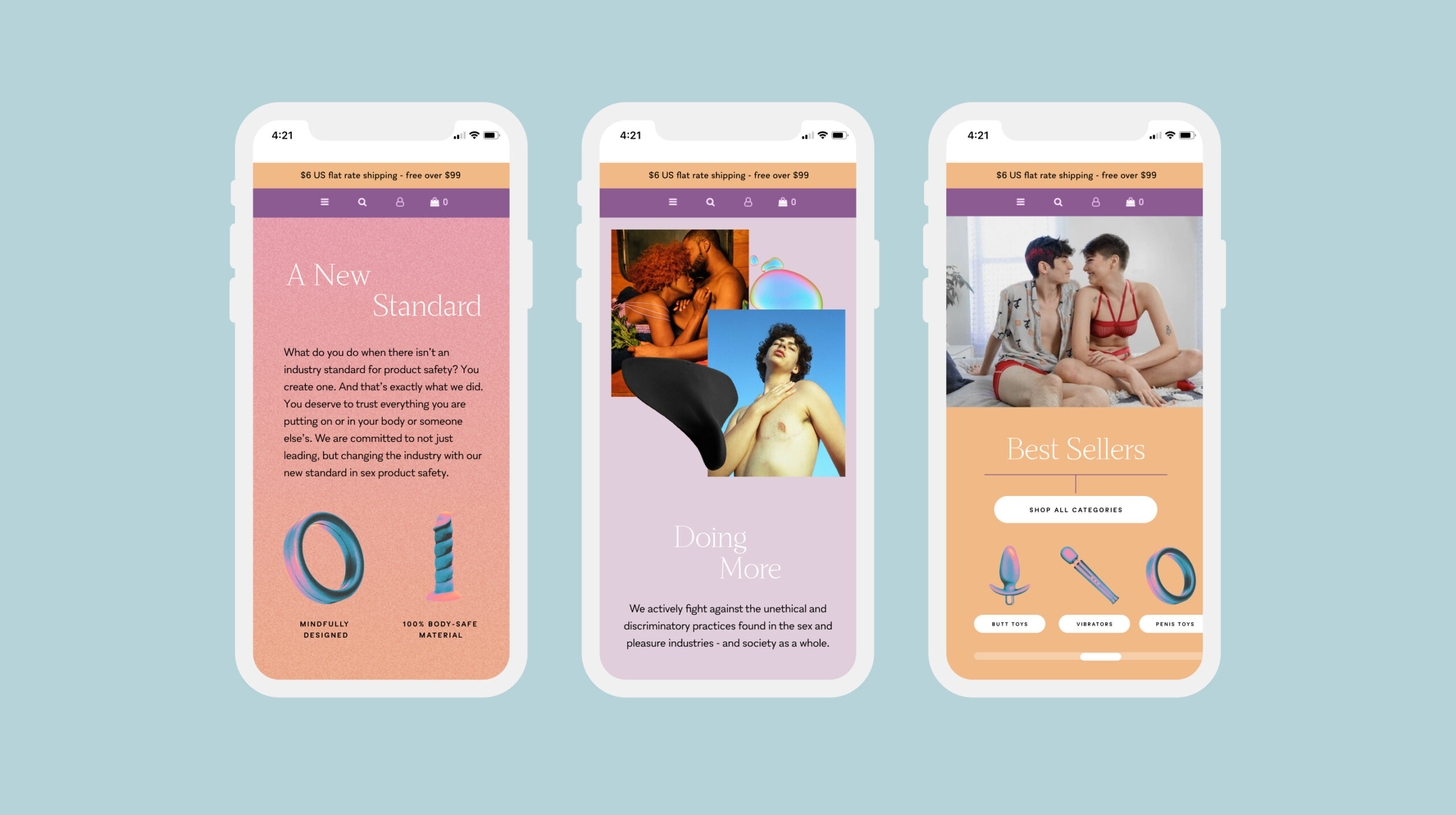 Wild flower ecom design