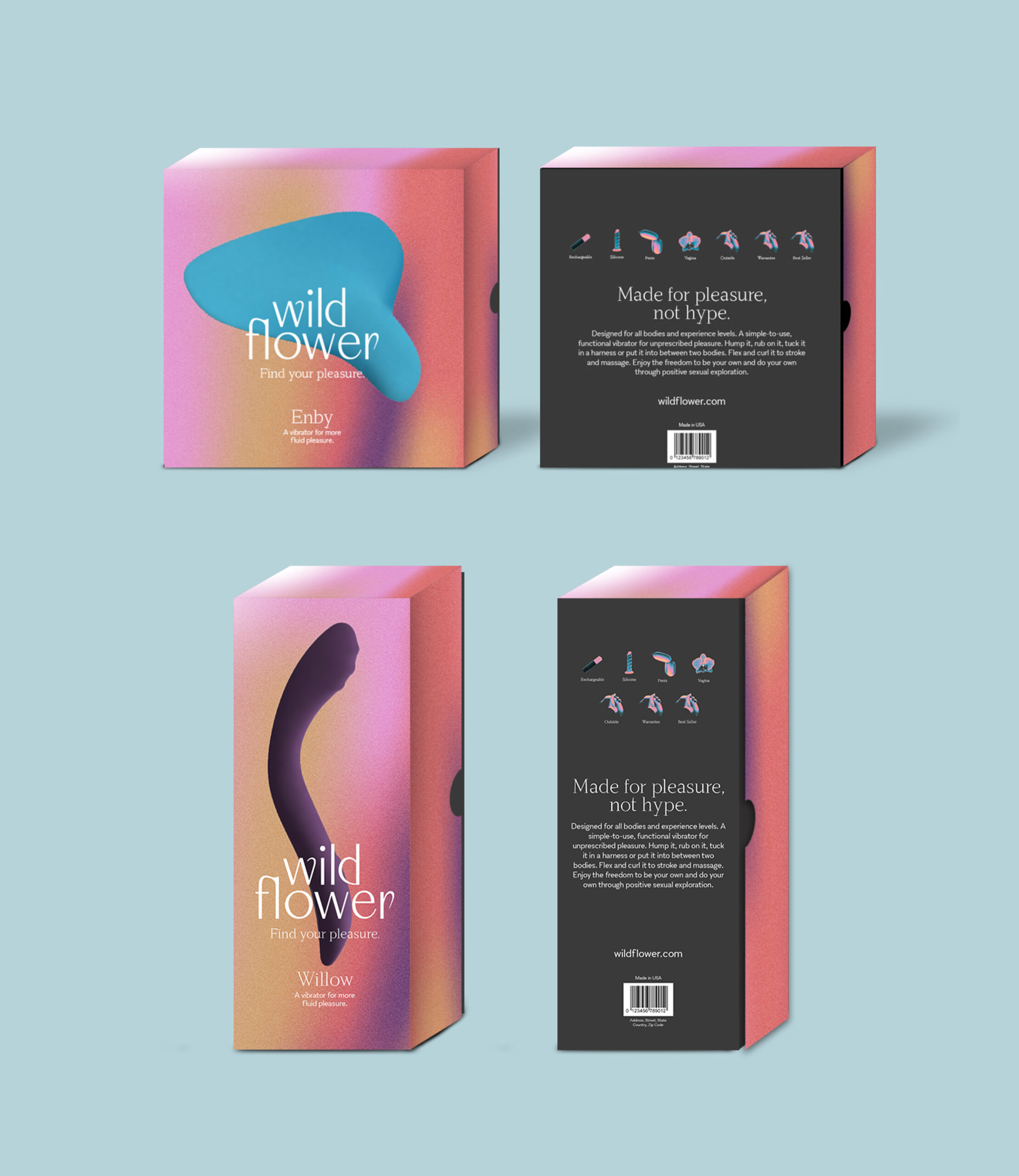 Wild flower packaging design