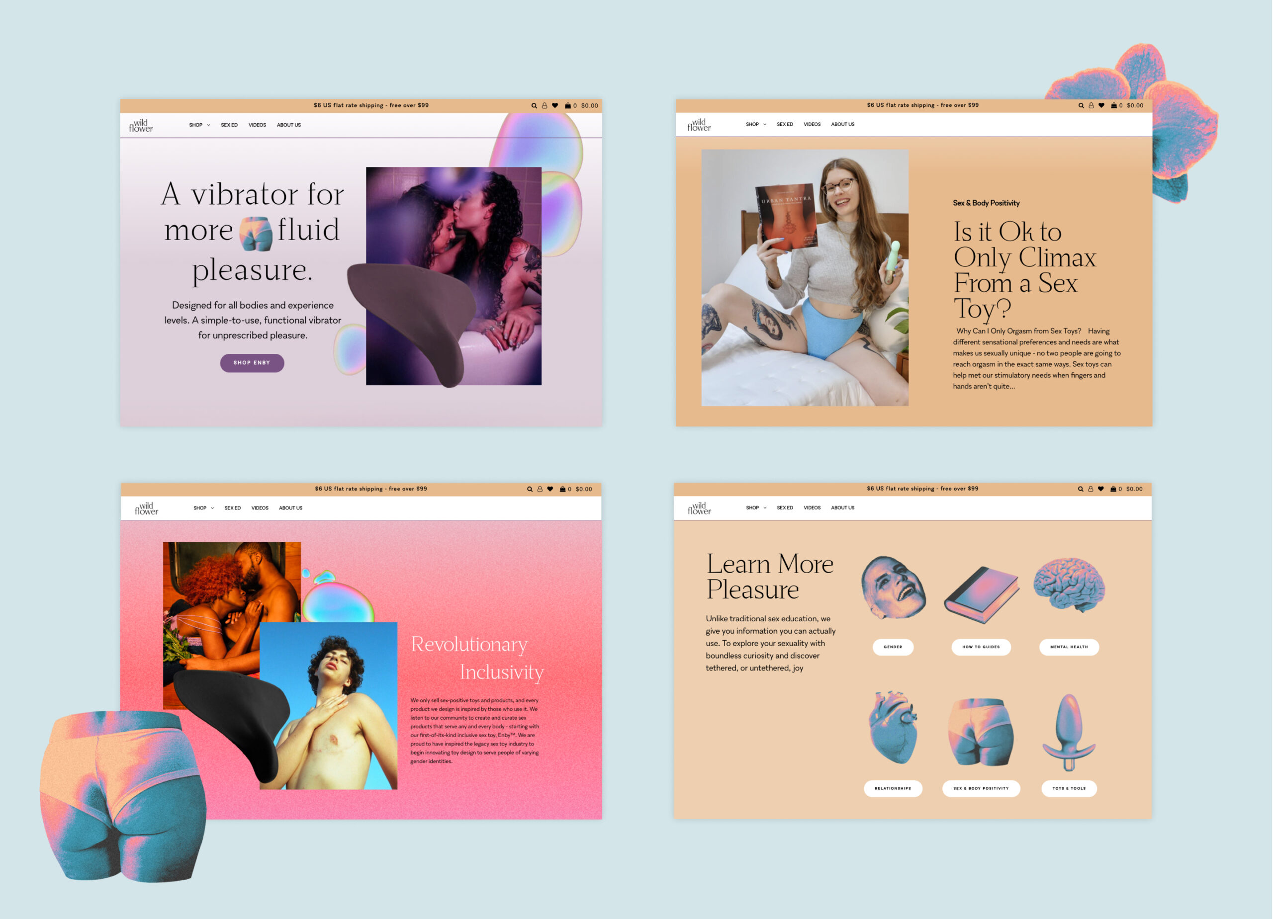 Wild flower ecom design